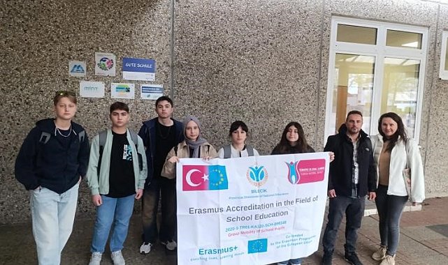 Bilecikli öğrenciler Almanya'da Erasmus hareketliliği katıldı