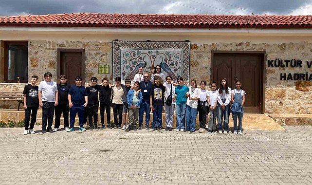 Bilim merkezi öğrencileri Hadrianopolis'i gezdi