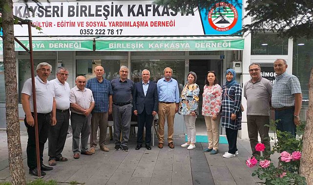 Birleşik Kafkasya Derneği'nden Kaymakam Dönmez'e veda