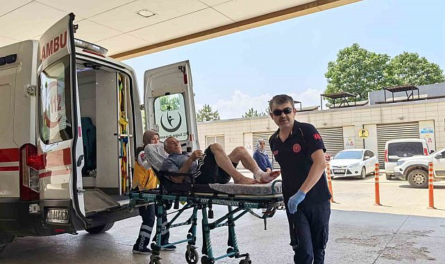 Bisiklet ile motosiklet çarpıştı: 2 yaralı