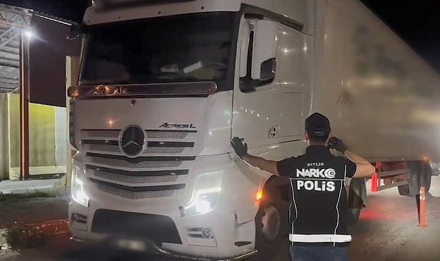 Bitlis'te salça içinde uyuşturucu ele geçirildi