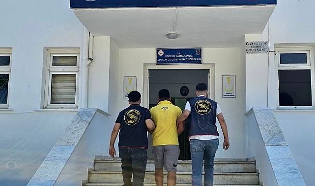 Bodrum'da 16 yıl hapis cezası bulunan şahıs yakalandı