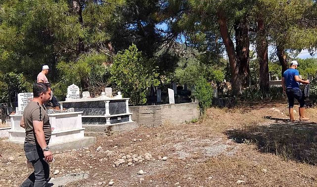 Bozdoğan Belediyesi'nden mezarlıklara bakım