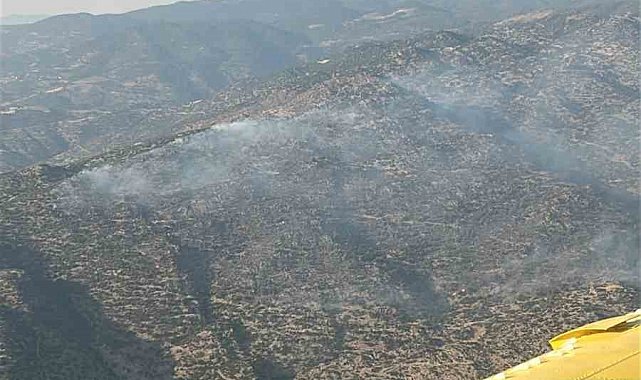 Bozdoğan yangınını söndürme çalışmaları devam ediyor