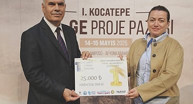 BŞEÜ'e 1. Kocatepe Ar-Ge Proje Pazarı'nda birincilik ödülü