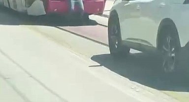 Bursa'da tehlikeli yolculuk