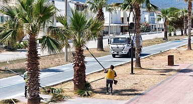 Büyükşehir Belediyesi'nden Davutlar ve Güzelçamlı'da kapsamlı çalışma