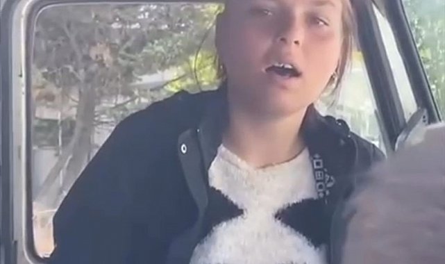 Çaldığı kamyonla kaza yapan kadın suçüstü böyle yakalandı