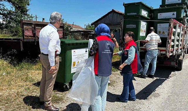 Çanakkale'de 31 bin 250 kilogram zirai ambalaj atığı bertaraf edildi