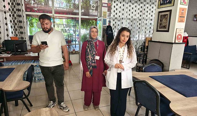 Çemişgezek'te kapalı alanlarda sigara denetimi yapıldı