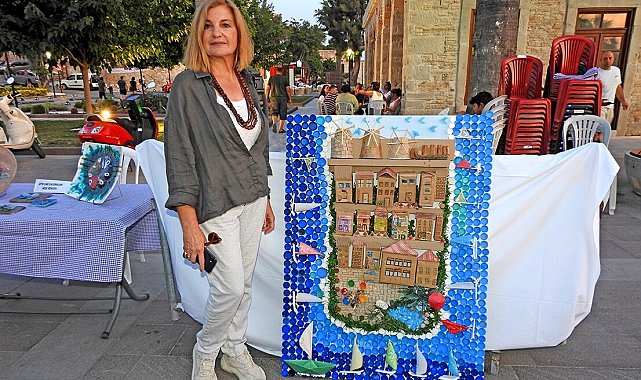 Çeşme'de minik eller, sürdürülebilir sanatla buluştu