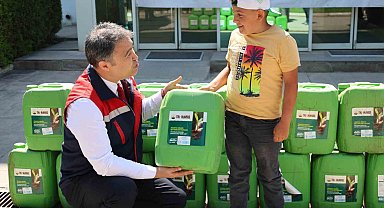 Çiftçilere 'Hümik Asit' dağıtıldı