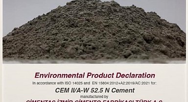 Çimentaş, EPD belgesi ile sürdürülebilirlik taahhüdünü güçlendiriyor