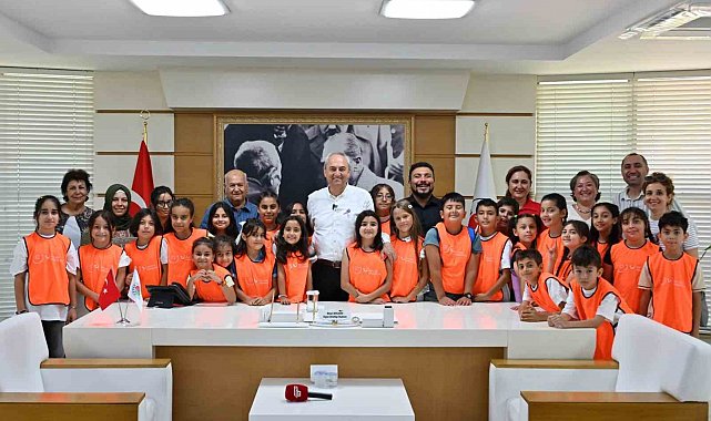 Çocuklar sordu, Başkan Kocagöz yanıtladı