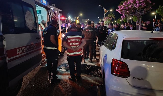 Çöp atmaya giden kadına çarpıp olay yerinden kaçtı