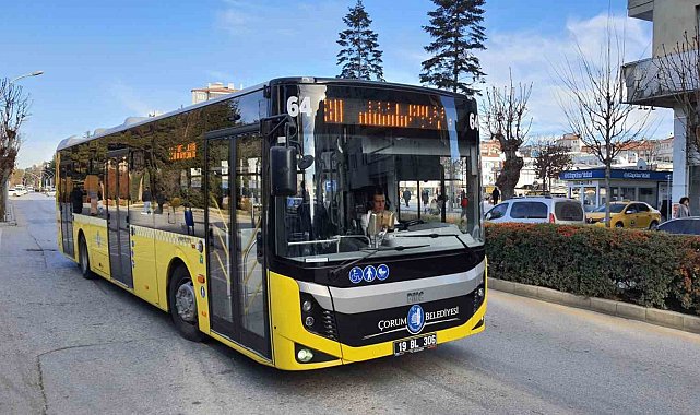 Çorum'da halk otobüsleri bayramın ilk 2 günü ücretsiz