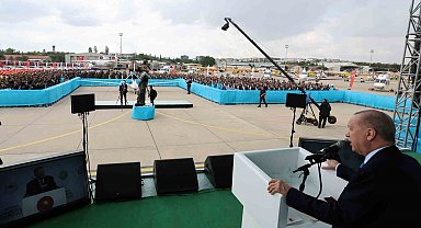 Cumhurbaşkanı Erdoğan: "Yangınla mücadelede insansız hava aracı kullanımında Avrupa'da birinci, dünyada ikinci ülke konumundayız"