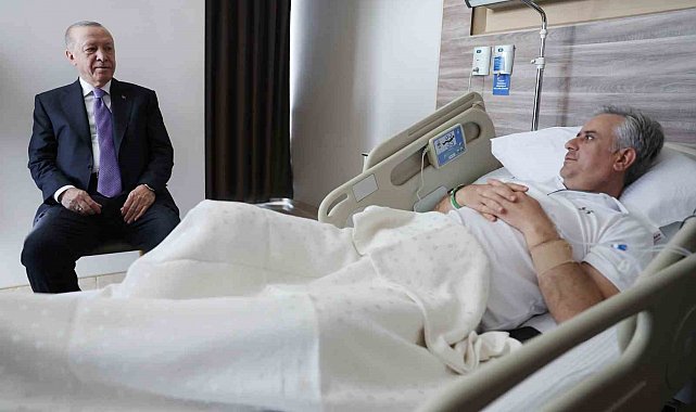 Cumhurbaşkanı Erdoğan'dan AK Parti Genel Başkan Yardımcısı Yalçın'a "geçmiş olsun" ziyareti