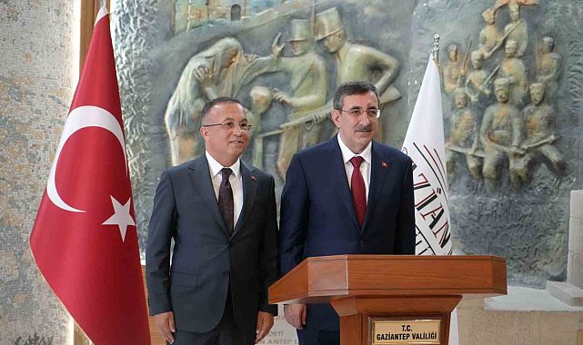 Cumhurbaşkanı Yardımcısı Cevdet Yılmaz, Gaziantep'te