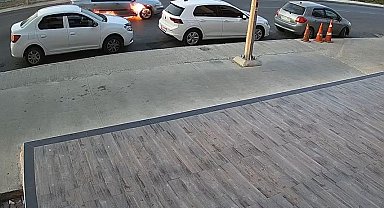 D-100 Karayolu'nda seyir halindeki araç alev aldı