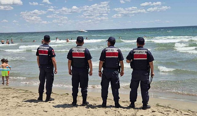 Denize giriş yasaklandı: Jandarma karadan, sahil güvenlik denizden uyarıyor