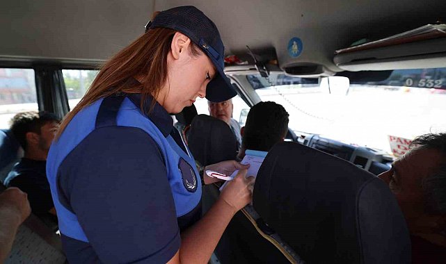 Denizli'de toplu taşıma araçları mercek altında