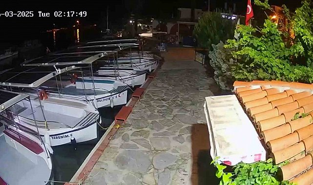 Deprem anı 'Sakin Kent'te güvenlik kameralarına yansıdı