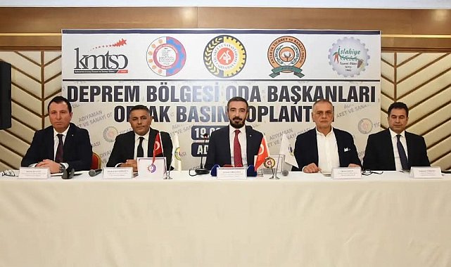 Depremden etkilenen illerden ortak çağrı