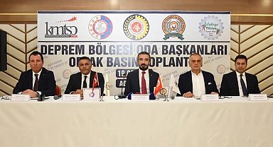 Depremden etkilenen illerden ortak çağrı