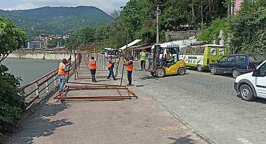 Devrek'te alışveriş stantları kurulmaya başlandı