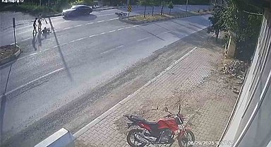 Devrilen motosikletten düşerek metrelerce sürüklendi