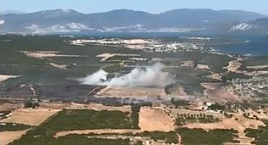 Didim makilik yangını kısmen kontrol altına alındı