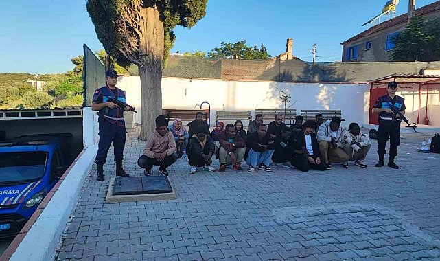 Didim'de 16 düzensiz göçmen ve 1 organizatör yakalandı