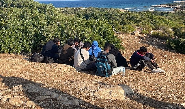 Didim'de 8 düzensiz göçmen yakalandı