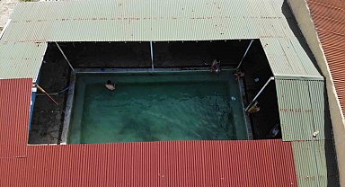 Diyadin Kaplıcaları şifalı suyuyla ziyaretçilerini ağırlıyor