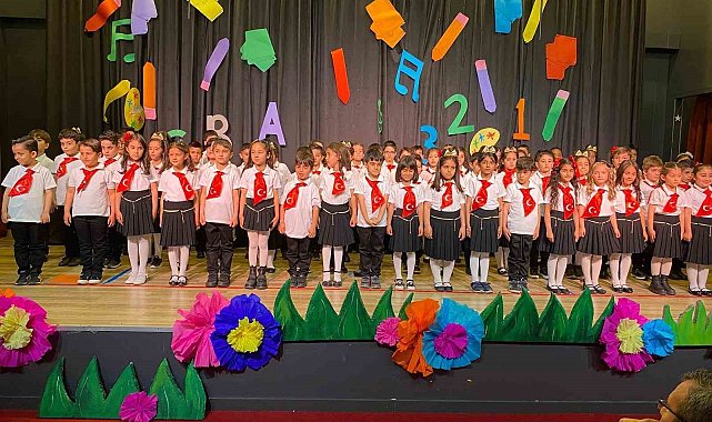 Doğa Koleji'nde 1. sınıflar için okuma bayramı ve yılsonu etkinliği düzenlendi