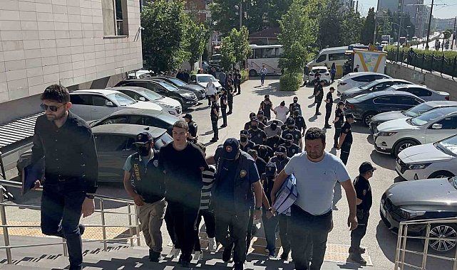 Dolandırıcılık operasyonunda yakalanan 11 şüpheliden 8'i tutuklandı