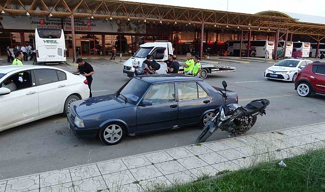 Drift atan sürücünün aracı bağlandı, ehliyetine el konuldu