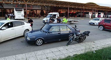 Drift atan sürücünün aracı bağlandı, ehliyetine el konuldu