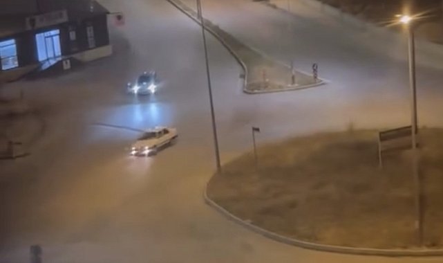 Drift atan sürücüye ceza yağdı