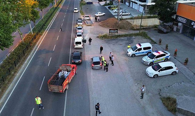 Dron destekli denetimler sürüyor