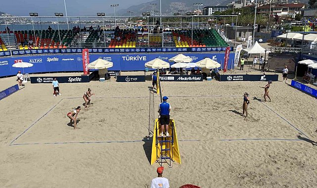 Dünya Plaj Voleybolu Pro Tur'un Alanya etabı başladı