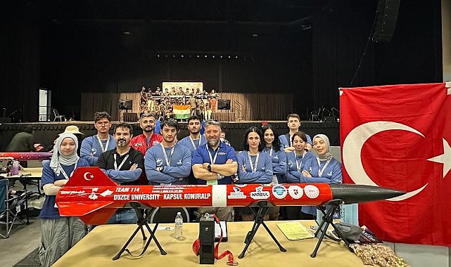 Düzce Üniversitesi roket takımı uluslararası arenada