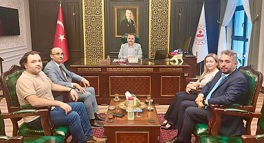 Edremit MYO yönetiminden Kaymakam Odabaş'a ziyaret