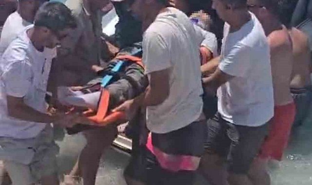 Eğitim alan kadın pilot denize düştü