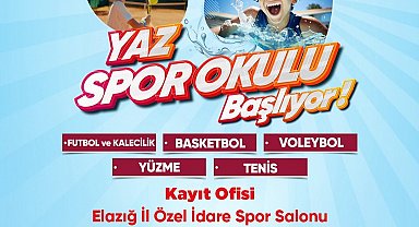 Elazığ İl Özel İdare Yaz Spor Okulları kayıtları başladı