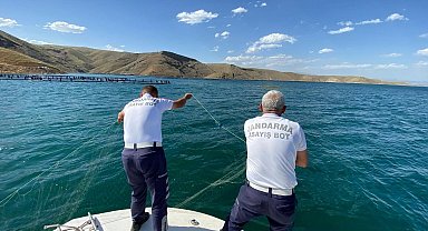 Elazığ'da kaçak avlanan 65 kilo balık ele geçirildi