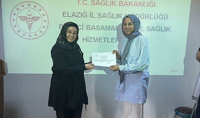 Elazığ'da sağlık çalışanlarına eğitim verildi