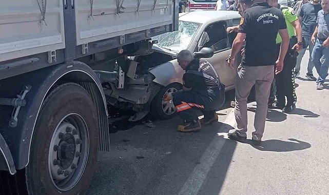 Elazığ'da trafik kazası: 1 yaralı