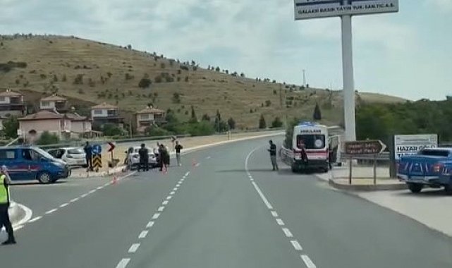 Elazığ'da trafik kazası: 3 yaralı